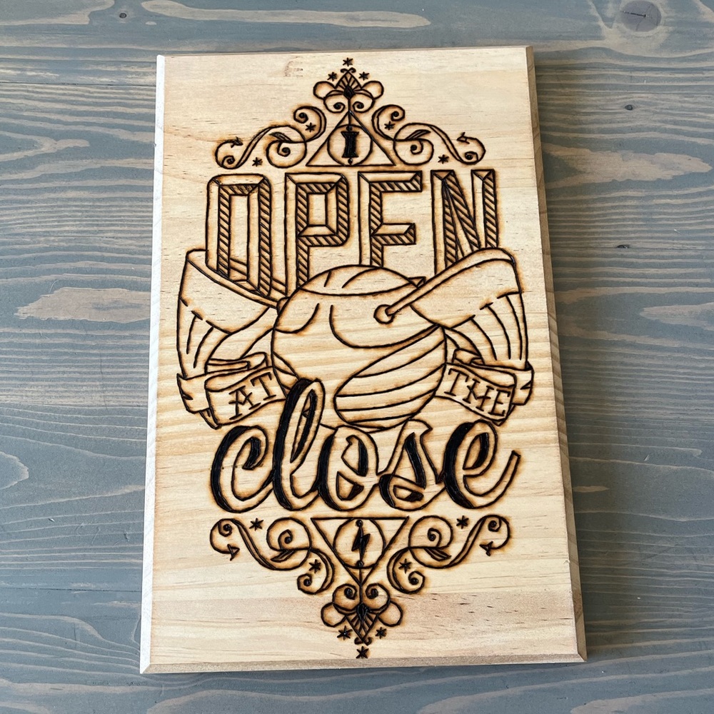 Harry Potter Wood Sign